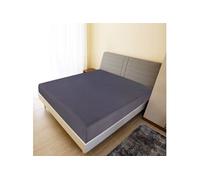 Draps housses Jersey 2 pcs Anthracite 100x200 cm Coton Anthracite G