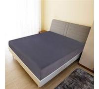 Draps housses Jersey 2 pcs Anthracite 180x200 cm Coton Anthracite G