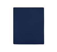 136237 vidaXL Draps-housses Jersey 2 pcs Bleu marine 160x200 cm Coton