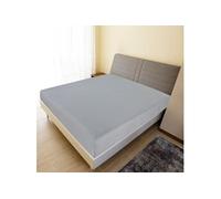 Draps housses Jersey 2 pcs Gris 100x200 cm Coton Gris G