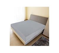 Draps housses Jersey 2 pcs Gris 160x200 cm Coton Gris G