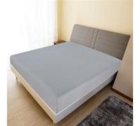 136207 vidaXL Draps-housses Jersey 2 pcs Gris 160x200 cm Coton