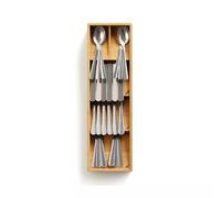 Joseph Joseph Range-couverts DrawerStore 85168 pour tiroir – 5 compartiments, bambou 39,8×12,2×6 cm