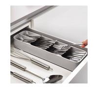 Joseph Joseph – Range-couverts DrawerStore Compact, 5 compartiments, plus de 24 pièces – Gris