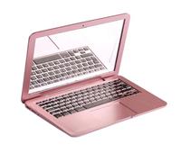drburpily Miroir de poche compact et fonctionnel, petit, Rose, 6.6 x 9.4 cm | portable, cadeau idéal pour les femmes en cas d'anniversaire d'occasions spéciales. Miroir de poche miniature.
