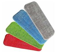 DRE- 4pcs Recharges de Tête de Vadrouille Têtes de rechange pour Balai Serpillère de Mop Remplacement en Microfibre Super Absor