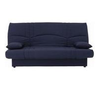 Generique Canapé convertible clic-clac 3 places DREAM Tissu bleu foncé L 190 x P 92 cm Contemporain
