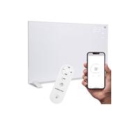 DREAM HEAT - DH CC 600 Panneau infrarouge 600 watts - Chauffage infrarouge avec écran tactile, économe en énergie, télécommande, Wi-Fi,via application, fonction minuterie, chauffage électrique, radiat