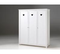Vipack Armoire Amori 3 portes Enfant Blanc verni