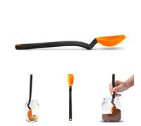 Dreamfarm Mini Supoon | Cuillère multifonction en silicone anti-adhésif avec lignes de mesure | Ustensile de cuisine | Orange