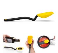 Dreamfarm Supoon Cuillère à gratter en Silicone Anti-adhésif avec Lignes de Mesure Jaune