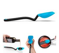 Dreamfarm Supoon Cuillère de cuisine anti-adhésive en silicone pour gratter, servir, cuiller, mesurer 5 ml et 15 ml à soupe - Bleu Dreamfarm 27,9 cm