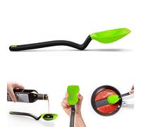 Dreamfarm Supoon Cuillère de cuisine en silicone | Vert | Cuillère de cuisine flexible en plastique | Facile à gratter et à mesurer les ingrédients | Résistant à la chaleur jusqu'à 250 °C | Passe au