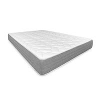 Dreaming Online Matelas viscoélastique réversible Viscotec, Ferme et Confortable, Ergonomique, épaisseur 21 cm, Anti-acariens, antibactérien et hypoallergénique, Memory Foam, Blanc, 80 x 190 cm