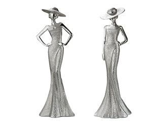 Dreamlight Sculpture Déco Moderne Sculpture Déco Sculpture Lady Diva Hauteur 30 cm * 1 pièce *