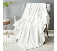 DREAMNINE Couverture Polaire Super Douce et pelucheuse pour canapé, Sofa, 127 x 152,4 cm, Couverture décorative Solide et légère en Velours pour Chaise, Couverture Confortable en Micro-Flanelle à