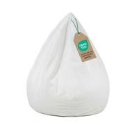 DreamRoots Housse Intérieure Pouf Poire, Billes Remplissage, S 70x105 cm | Housse de pouf sans remplissage, sac intérieur pour billes polystyrène, bean bag géant, fermeture zip