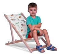 DreamRoots Transat Enfant Bois Chilienne, Happy Zoo, Taille S