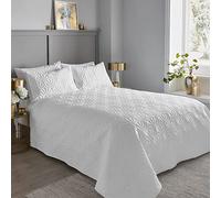 Dreams & Drapes Serene CVAWEKHUPO Cavali Pinsonic Couvre-lit Polyester Blanc 200 x 230 cm
