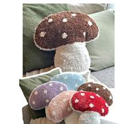Dreamstall Coussin décoratif en Forme de Champignon 40,6 x 40,6 cm (Marron)