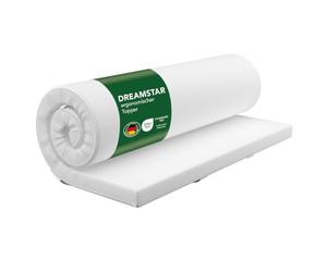 Dreamstar Easy Dream Surmatelas 120 x 200 cm H4 | Surmatelas avec noyau en mousse froide | Surmatelas avec dureté 4 | Öko-TEX® | 5 cm d'épaisseur