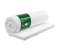 DREAMSTAR Easy Dream Surmatelas 140 x 200 cm H5 | Surmatelas avec noyau en mousse froide | Dureté 5 | Certifié Öko-TEX® | 5 cm d'épaisseur | Blanc