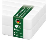 DREAMSTAR Easy Flex | Matelas ergonomique en mousse froide à 7 zones, certifié Oeko-Tex, degré de fermeté 3 et 4, roulé 21 cm, 90 x 190 cm