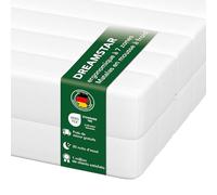 DreamStar - Easy Flex - Matelas orthopédique en mousse froide, 7 zones, certifié Oeko-Tex, degré de fermeté 2 et 3 (H2 et H3), enroulable 13 cm, fabriqué en UE, 120 x 200 cm.
