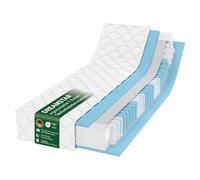 DREAMSTAR Matelas Ergo Flex Duo Matelas à ressorts ensachés 7 zones 22 cm Certifié Oeko-Tex Degré de dureté H2 0-80 kg H3 80-100 kg 80 x 200 cm