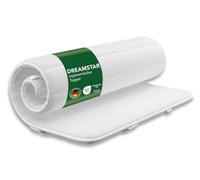 DREAMSTAR Surmatelas 80 x 200 cm avec noyau en mousse | Surmatelas respirant avec 4 élastiques d'angle | Surmatelas confortable pour lits à sommier tapissier, canapé-lit, caravane, camping | Certifié