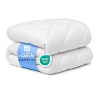 DREAMWAY Couette 220x240 cm Tempérée - Microfibre Douce 300gsm, Rembourrage Polyester pour Mi-Saison, Respirante et Hypoallergénique, Certifiée Oeko-Tex - 2 Personnes