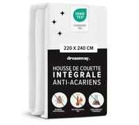 Dreamway - Housse Anti-acariens pour Couette 220x240 cm - Housse de Couette pour Les perosnnes allergiques - Couette Anti-acariens avec Fermeture éclair - Lavable à 95°C