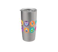 DreamWorks Trolls Character Icons All Over Print Gobelet isotherme en acier inoxydable double paroi