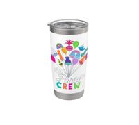 DreamWorks Trolls Party Crew Balloons Gobelet isotherme en acier inoxydable double paroi