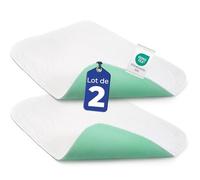 Dreamzie - Protege Matelas 70x100 cm - Absorbant et Imperméable 70x100 - Lot de 2 Housse Matelas Lavable pour Incontinence
