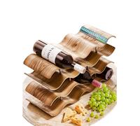 Dreiklang - be smart Casier à vin en Bois pour 12 Bouteilles | Stable et autoportant, Design Moderne et décoratif | Compact, Gain de Place, étroit, 3 Niveaux (41,5 × 22,5 × 15,5 cm)