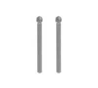 Dremel 114 Lot de 2 Fraises Haute Vitesse en Acier, Bout Rond, Ø 7.8mm pour Sculpter et Graver avec Outils Multi-usages