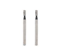 Dremel 194 Lot de 2 Fraises en Acier, Bout Cylindrique, Ø 3.2mm pour Sculpter et Graver avec les Outils Multi-usages
