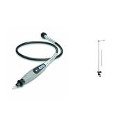 Dremel 225 Arbre flexible pour outils Dremel multi-usage, pour rallonger et atteindre des endroits difficiles d'accès & 2222 Support Vertical de Suspension pour Accrocher votre Outil Multifonction