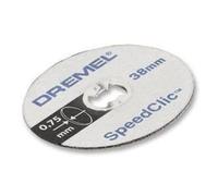 Dremel 2615S476JB SC476 Lot de 5 Disques Découpe, Diamètre 38 mm - Accessoires SpeedClic pour Découper - Tronçonner Plastiques et