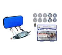 Dremel 3000 Outil Rotatif Multifonction 130W avec 15 Accessoires et 1 Sac & ccessoires SC690 EZ SpeedClic - Coffret de Meules à Tronçonner, 10 Disques