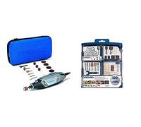 Dremel 3000 Outil Rotatif Multifonction 130W avec 15 Accessoires et 1 Sac & Kit Dremel SC723 EZ SpeedClic - Coffret de 100 Accessoires pour Outil Multifonction Rotatif