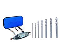 Dremel 3000 Outil Rotatif Multifonction 130W avec 15 Accessoires et 1 Sac & Lot de 7 Forets de Perçage pour Percer dans le Bois et les Métaux non ferreux de 0,8 à 3,2mm