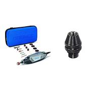 Dremel 3000 Outil Rotatif Multifonction 130W avec 15 Accessoires et 1 Sac & Mandrin Universel Autoserrant Dremel 4486 - de 0,8mm à 3,2mm pour Outil Multifonction Rotatif