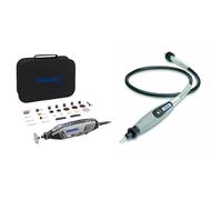 Dremel 4250 Outil Rotatif Multifonction 175W avec 35 Accessoires Vitesse Variable 5000-35000 tr/min & 225 Arbre flexible pour outils Dremel multi-usage, pour atteindre des endroits difficiles d'accès