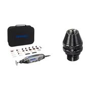 Dremel 4250 Outil Rotatif Multifonction 175W avec 35 Accessoires Vitesse Variable 5000-35000 tr/min & 4486 Mandrin Universel Autoserrant de 0,8mm à 3,2mm pour Outil Multifonction Rotatif