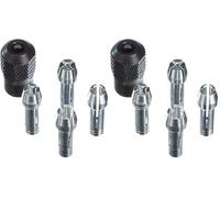 Dremel 4485 Kit d'Accessoires - 4 Pinces et Ecrou de Serrage pour Outil Multifonction Rotatif (Lot de 2)