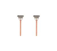 Dremel 531 Lot de 2 Brosses Boisseau en Inox - Kit de Polissage pour Nettoyer/Poncer le Métal avec Outils Multi-usages, Ø 13mm