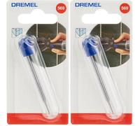 Dremel 569 Foret à Enlever Joint Carrelage, Diamètre 1,6 mm pour Outil Multifonction Rotatif (Lot de 2)