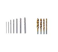 Dremel 628 Lot de 7 Forets de Perçage - 7 Accessoires pour Outils Rotatifs Multifonctions & 636 Lot de 4 Mèches Décolletées pour Percer le Bois avec un Outil Rotatif Multifonction